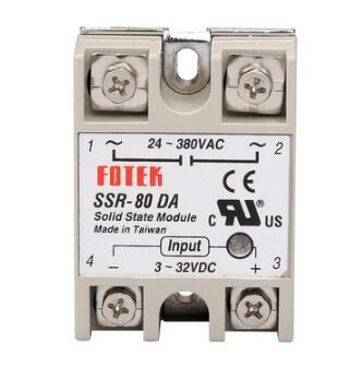 Твердотельное реле SSR-80DA 24-380VAC 80А (3-32v)