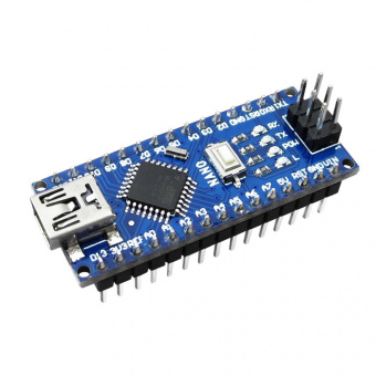 Arduino Nano V3 AVR Atm328P-20AU CH340 (клон) - пины припаяны (СК37)
