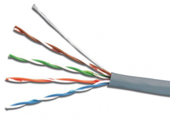 Кабель UTP (витая пара) 4PR 24AWG CAT5e (омеднённый алюминий) RUICHI