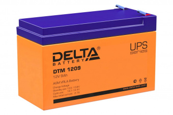 Аккумулятор 12В 9А/ч DTM1209 Delta 151х65х100