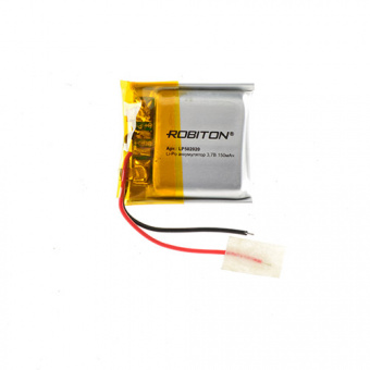 Аккумулятор литий-полимерный LP502020 5*20*20 (3.7В, 150mah, с защитой) Robiton (СК53)