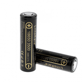 Аккумулятор литий-ионный 18650 LiitoKala 3500mah 3.7v Lii-35A (СК34)