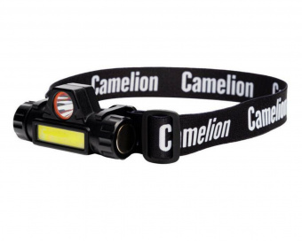 Фонарь налобный Camelion LED53405 акк.3.7V XPE3W+COB3W (ШК8)