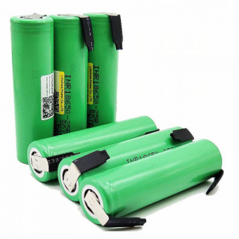 Аккумулятор литий-ионный 18650 Liitokala INR18650-25R 2500mah (факт. 2500mah) 20А с лепестками