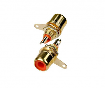 Гнездо на корпус RCA (тюльпан) RP-1 красный (Н1)