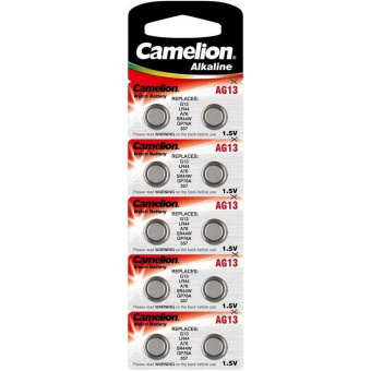 Батарейка AG13 (G13/LR1154/LR44/76A/A76/357A) Camelion (Ч0)