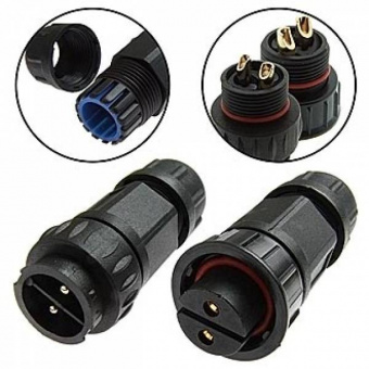 Разъем герметичный 2конт HYF-280 IP68