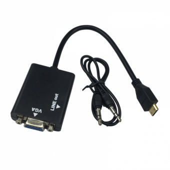 Видео переходник VHC-2 (OT-AVW21) (HDMI-VGA/J3.5)