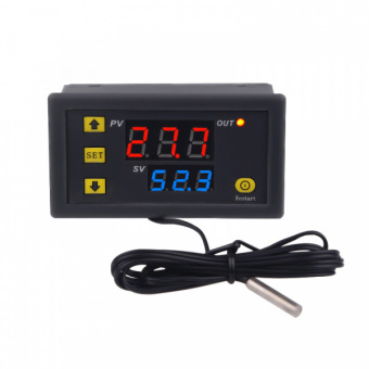 Термостат W3230 ( -50 до +120℃) 24V 20A 79х43х26мм (СК82)