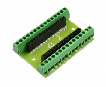 Шилд Arduino Nano IO Shield (клеммники не припаяны) (СК76)
