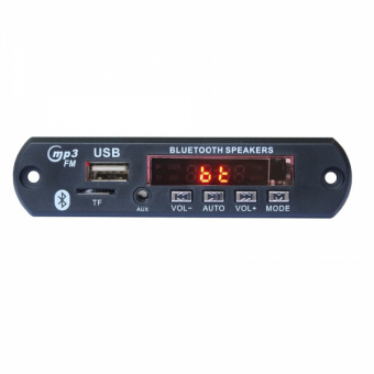 MP3/BT панель с ДУ 62016 на чипе AC6905 12VDC (без шлейфов) (ШК2)