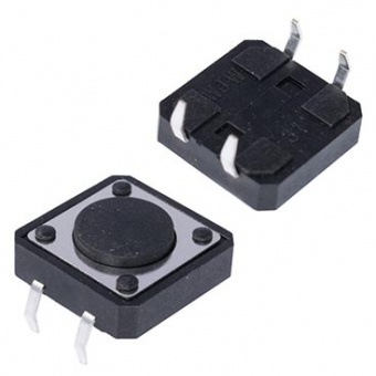 Кнопка тактовая 12*12*4.3 DIP KAN1211-0431B (SWT-5) (Л6) (КР1-В6)