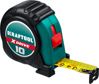 Рулетка KRAFTOOL X-Drive, 10 м х 25 мм