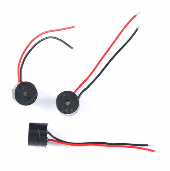 Зуммер 12095 12*9.5mm 3V активный с проводом (Ф4) (КР1-А11)