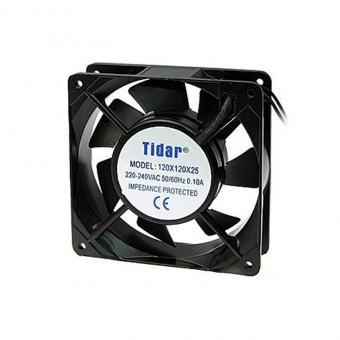 Вентилятор 120x120x25 12025HSL 220VAC (втулка, провод) TIDAR (СКП2-12)
