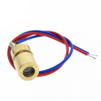 Модуль лазерный точка TXL-03 красный, 3.6V, 650nm, 5mW, 40mA (Ц4)