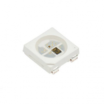 Адресный RGB светодиод WS2812B SMD 5050 DC5V 2200-6500K 2.88 Вт/м (Г5)