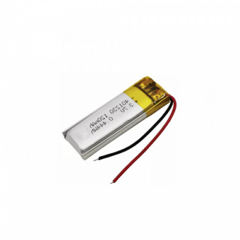 Аккумулятор литий-полимерный 4.0*11*19 401119 (3.7В, 80mah) (СК53)