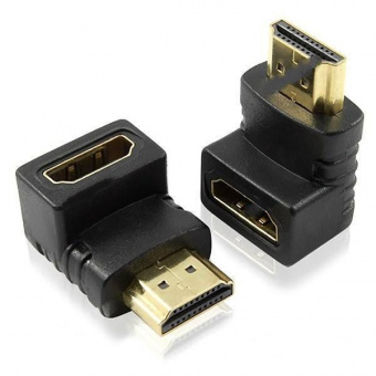 Переходник гнездо HDMI -> штекер HDMI угловой (SZC-017/SZC-016) (ШК10)