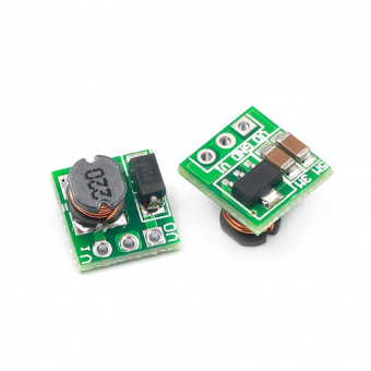 Повышающий DC-DC модуль (вход 0.9-5V выход 5V до 0.5А) 11 x 10,5 x 7,5 мм (СК40)