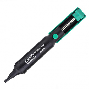Оловоотсос механический вакуумный с тефлоновым наконечником 8PK-366N-G Pro'sKit
