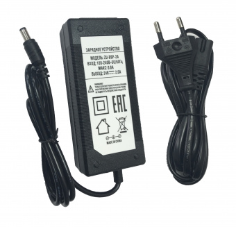 Зарядное устройство Li-ion 24 V (2А, штекер 5.5х2.1,1.2м) подходит на PSR 24-С, 24-С2, 24-D1