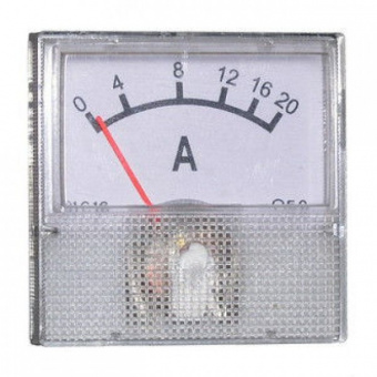 Амперметр 40х40 20A (ШК6)