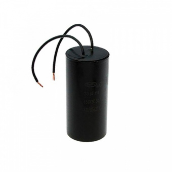 Конденсатор пусковой CBB60 150uF 450V гибкие выводы (СКП17)