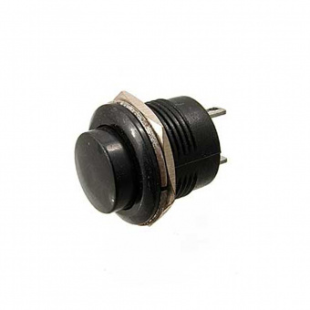 Кнопка CX-R13-507 off-(on) (3A 250VAC) черный (Х10) (КР1-Б6)