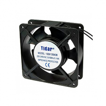 Вентилятор 120x120x38 12038HSL 220VAC (втулка, провод) TIDAR (СКП2-12)