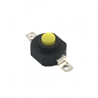 Кнопка для фонариков TZ-1414-YK (1.5A 30VDC) (2конт) (m5)