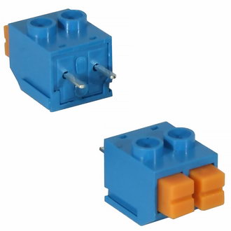 Клеммник DG390-5.0-02P-12-00A(H) синий (Ж12)