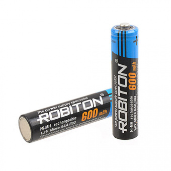 Аккумулятор Ni-MH AAA R03 600mAh Robiton (СК32)
