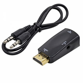Видео переходник VHC-1/OT-AVW20 (HDMI-VGA/J3.5) (ШК10)