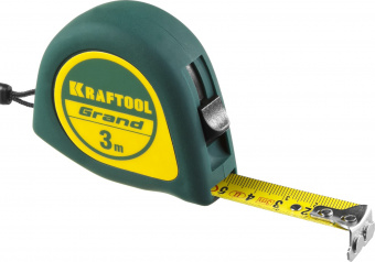 Рулетка KRAFTOOL Grand, 3 м х 16 мм