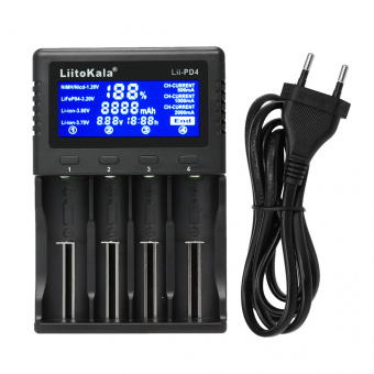 Зарядное устройство LiitoKala Engineer Lii-PD4 для Ni-MH, Li-ion, LiFePO4 (ШК7)