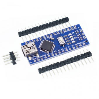 Arduino Nano V3.0 Atmega328P-20AU CH340 miniUSB - пины НЕ припаяны (СК37)