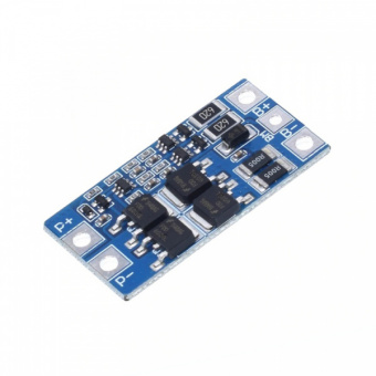 Плата защиты батареи BMS PCM для li-ion 2S 10A с балансировкой  (СК39)