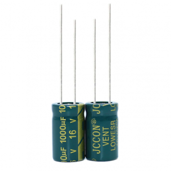 Конденсатор электролитический 1000UF 16V 105*C 10*17 JCCON (c13)