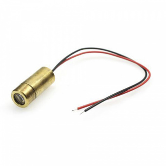 Модуль лазерный линейный красный, 5V, 650nm, 5mW, 20mA