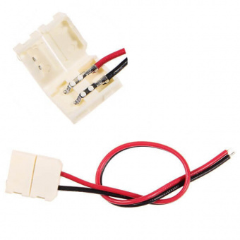 Коннектор 15см зажим-провод 2-х конт SMD5050 SC21C1ESB Ecola (СК5)