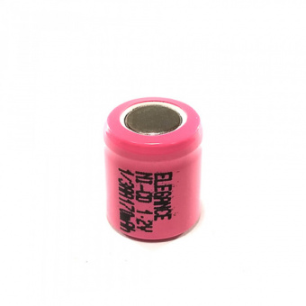 Аккумулятор Ni-Cd 1/3АА 170 мАч 1.2V 16.5x14.1mm