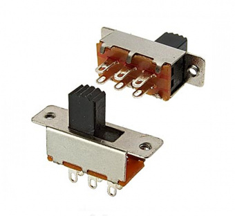 Переключатель движковый KBB40-2P2W on-on (Л5) (КР1-Г14)