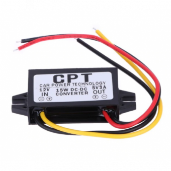 Адаптер DC 12V - DC 5V 3A (ШК7)