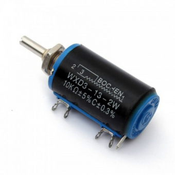 Многооборотный переменный резистор WXD3-13 2W 20КОм (Е9)