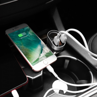 hoco-z29-regal-digital-display-cigarette-lighter-car-charger-fast