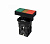 Кнопка LA167-B2-EW8365 I-O сдвоенная с подсветкой, 10А IP40